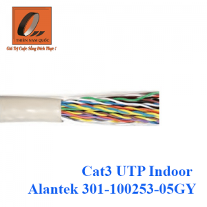 Cáp mạng Cat3 UTP Indoor Alantek 301-100253-05GY