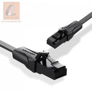 Vention Cat 6 UTP Flat Patch Cable Black 5m (IBABJ)
